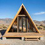 The Aspen A-Frame: 204 SQ FT DIY Cabin Plans